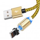 Магнитный кабель зарядки Marjay iPhone IOS Золотистый 1м