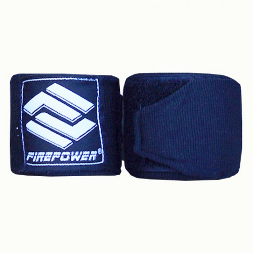 Бинты боксерские эластичные Firepower FPHW5 4.5м Черные