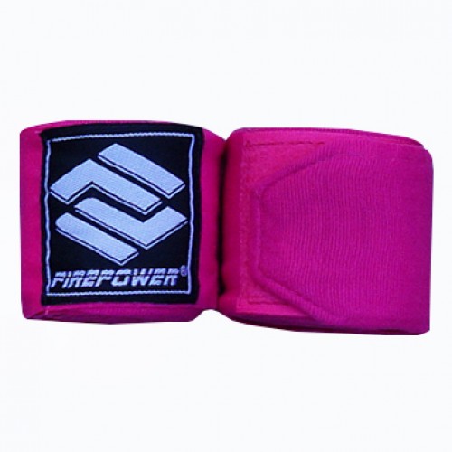 Бинты боксерские эластичные Firepower FPHW5 4м Розовые