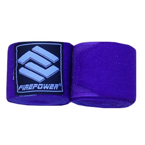 Бинты боксерские эластичные Firepower FPHW5 3м Фиолетовые
