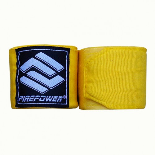 Бинты боксерские эластичные Firepower FPHW5 4.5м Желтые