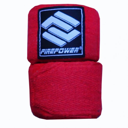 Бинты боксерские FirePower FPHW6 Cotton 4,5м Красные