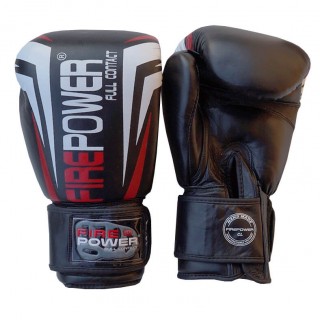 Боксерские перчатки FirePower FPBG12 (10oz) Черные