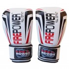 Боксерские перчатки FirePower FPBG12 (12oz) Белые