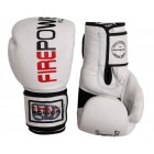 Боксерские перчатки FirePower FPBG2 (14oz) Белые