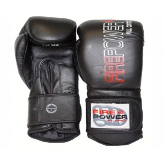 Боксерские перчатки FirePower FPBG4 (14oz) Черные