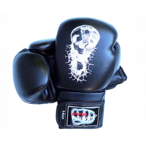 Боксерские перчатки FirePower FPBG5 Cobra (12oz) Черные
