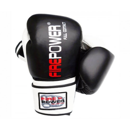 Боксерские перчатки FirePower FPBG6 (12oz) Черные