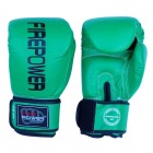 Боксерские перчатки FirePower FPBGА11 (12oz) Зеленые