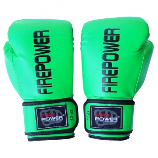 Боксерские перчатки FirePower FPBGА11 (10oz) Салатовые