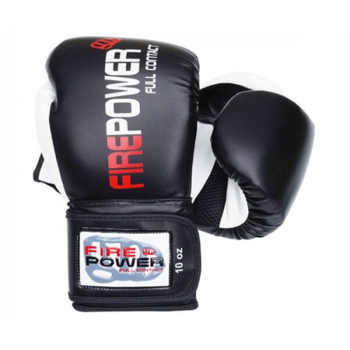 Боксерские перчатки FirePower FPBGA2 (12oz) Черные
