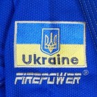 Кимоно детское для бразильского Джиу-Джитсу Firepower Ukraine Синее (M4)