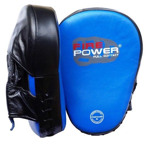 Лапы боксерские FirePower CG3 Синие с черным