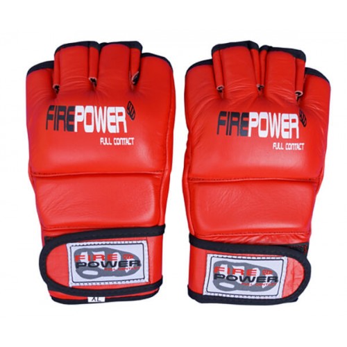 Перчатки MMA FirePower FPMG1 (L) Красные