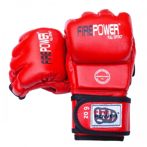 Перчатки MMA FirePower FPMG3 (L/XL) Красные