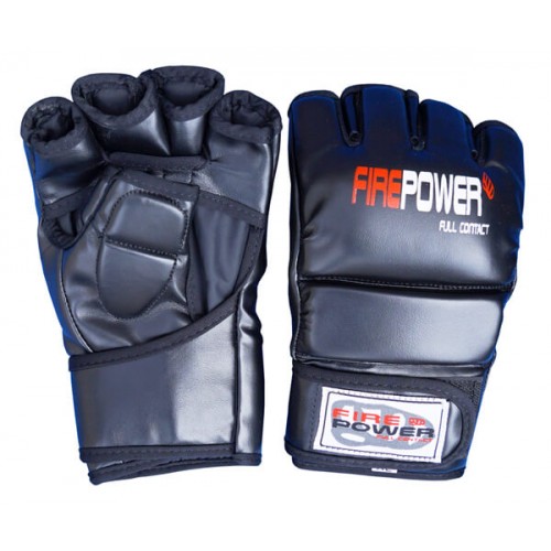 Перчатки MMA FirePower FPMGA1 (L) Черные
