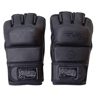 Перчатки MMA FirePower FPMG1 (L) Черные матовые