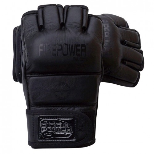 Перчатки MMA FirePower FPMG1 (M) Черные матовые