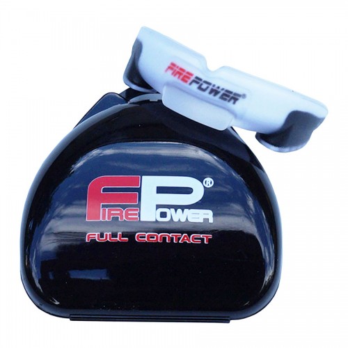 Капа FirePower Orion Gel Черная с белым (Для взрослых)