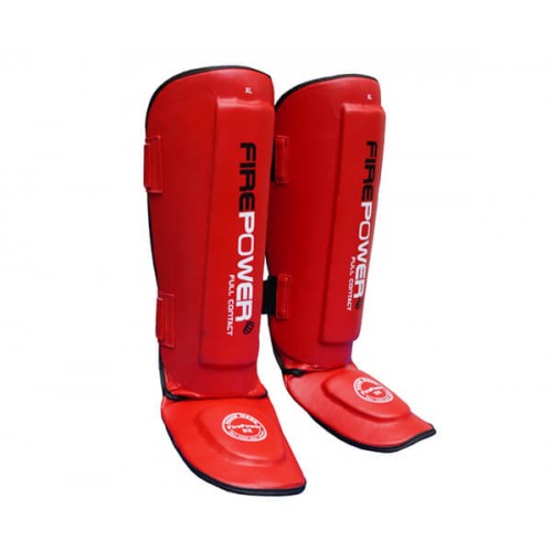 Защита голени и стопы (Щитки) FirePower FPSGА1 (S) Красная