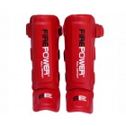 Защита голени и стопы (Щитки) FirePower FPSGA5 (S) Красные