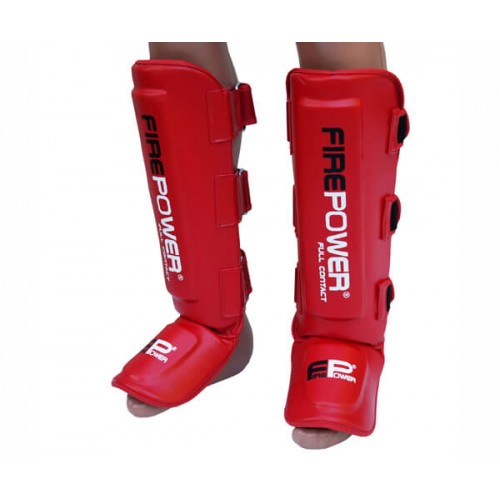 Защита голени и стопы (Щитки) FirePower FPSGA5 (XL) Красные