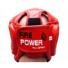 Боксерский шлем FirePower FPHG3 (M) Красный