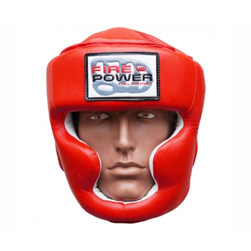 Боксерский шлем FirePower FPHG3 (L) Красный