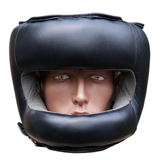 Боксерский шлем с бампером FirePower FPHG6 (L) Черный