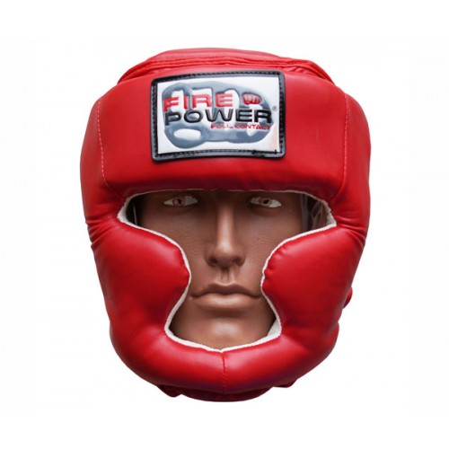Боксерский шлем FirePower FPHGA3 (M) Красный