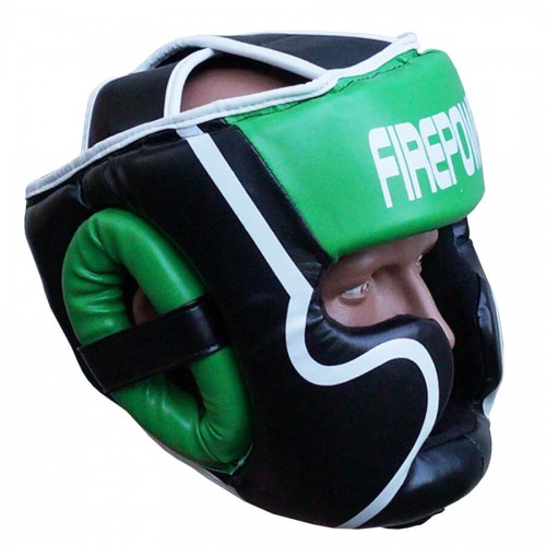 Боксерский шлем FirePower FPHGA5 (XL) Зеленый