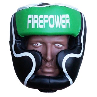 Боксерский шлем FirePower FPHGA5 (L) Зеленый