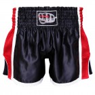 Шорты для тайского бокса FirePower ST-16 (M) Черные с красным