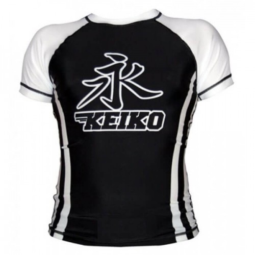 Рашгард с коротким рукавом KEIKO RACA Speed (L) Черный с белым