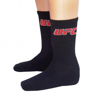 Носки спортивные компрессионные (высокая резинка 20 см) подарочные UFC (L)