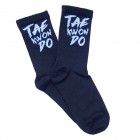 Носки спортивные компрессионные (высокая резинка 20 см) подарочные Firepower TaekwonDo (M) Черные Лот 10 пар