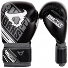 Боксерские перчатки Ringhorns Nitro Черные с белым (12 oz)
