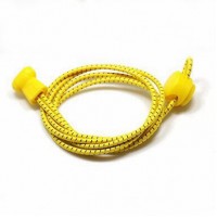 Шнурки  (быстрые, ленивые) эластичные круглые со светоотражающей нитью ,100см/3мм, пара Firepower Желтые