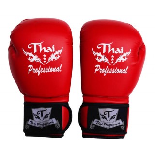 Боксерские перчатки Thai Professional BG3 (12oz) Красные