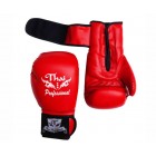 Боксерские перчатки Thai Professional BG3 (12oz) Красные