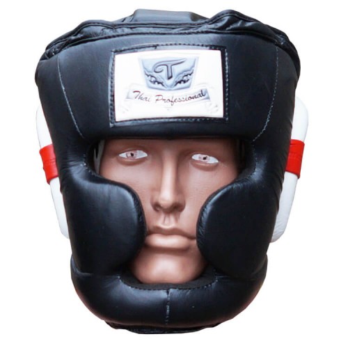 Боксерский шлем Thai Professional HG1L (L) Черный