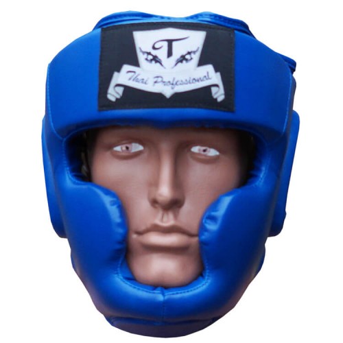 Боксерский шлем Thai Professional HG3L (L) Синий
