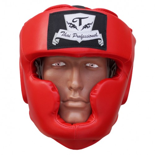 Боксерский шлем Thai Professional HG3L (XL) Красный