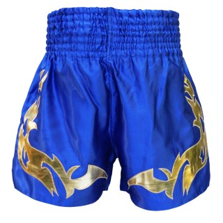 Шорты для тайского бокса Thai Professional S16 (L) Синий с золотом