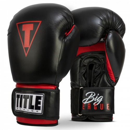 Боксерские перчатки TITLE Big-League XXL Bag Gloves (20oz) Черные