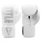 Боксерські рукавички TITLE Boxing Inferno Intensity Elastic Training (16oz) Білі