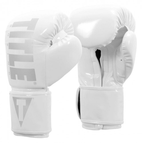 Боксерські рукавички TITLE Boxing Inferno Intensity Elastic Training (14oz) Білі Боксерські рукавички TITLE Boxing Inferno Intensity Elastic Training (14oz) Білі