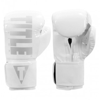 Боксерські рукавички TITLE Boxing Inferno Intensity Elastic Training (14oz) Білі Боксерські рукавички TITLE Boxing Inferno Intensity Elastic Training (14oz) Білі