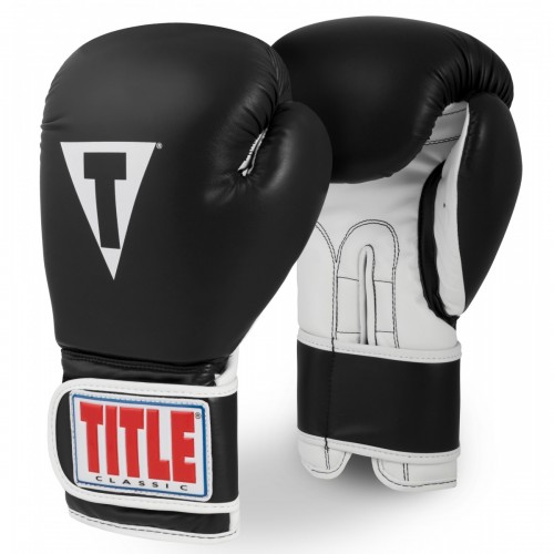 Боксерские перчатки TITLE Classic PRO STYLE Training 3.0 (14oz) Черные