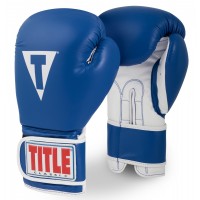 Боксерские перчатки TITLE Boxing Limited PRO STYLE Training 3.0 (16oz) Сині